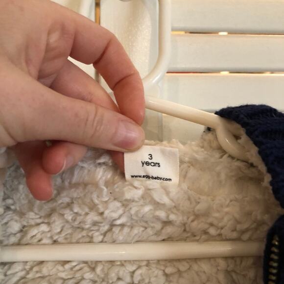 Egg by Susan Lazar Sherpa Navy Jacket - Picture 7 of 8